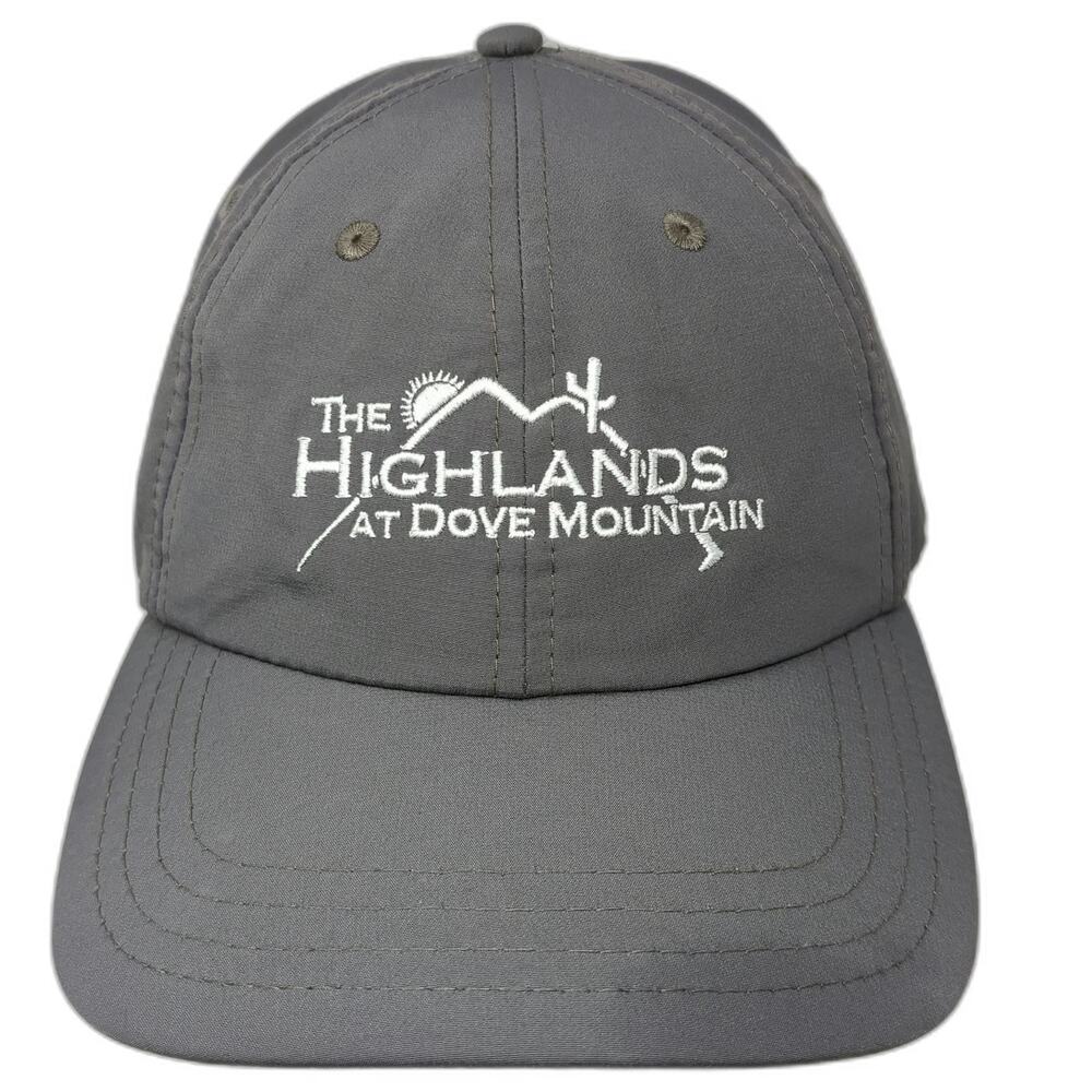 Pukka Baseball Cap Gray One Size Polyester Strapback Highlands Dove Mountain Hat